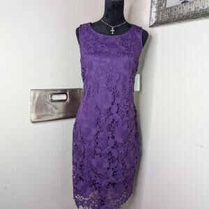 Trulli Purple lace dress size 18